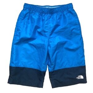 The North Face Youth Boy's XL Flashdry Board Shorts 11" Unlined Blue Color Block